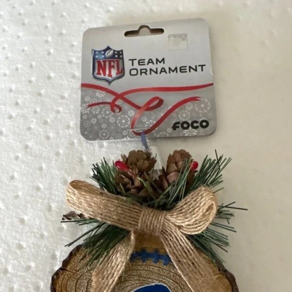 NWT! NFL - Buffalo Bills Wooden Ornament - Picture 2 of 3